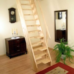 Лестница деревянная «Тайга 3»